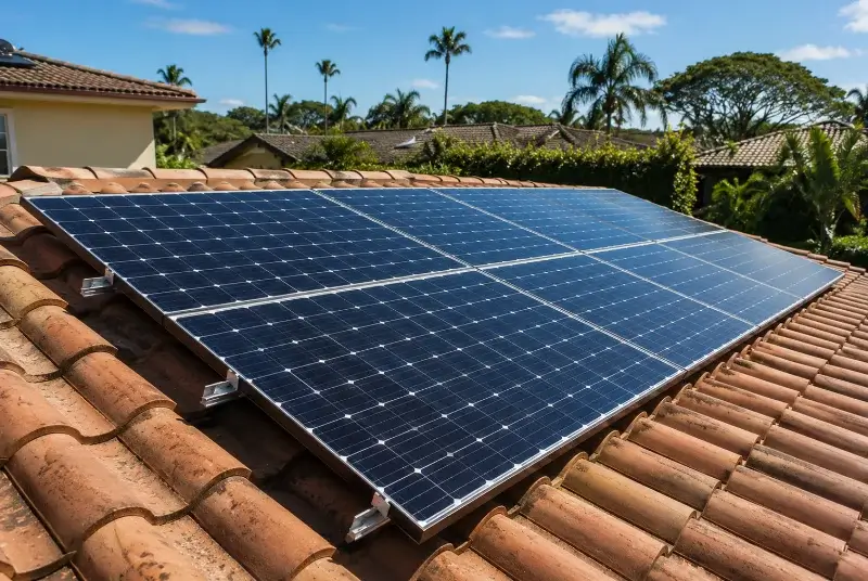 Installation de panneaux solaires à Villanière